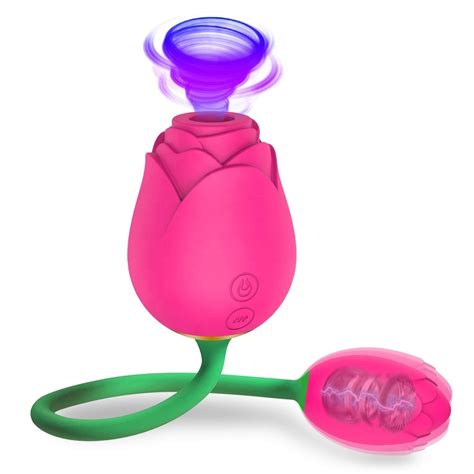 Rose Vibrator Clitoral Sucking With Ball Vibrating Eggs G Spot Clitoris