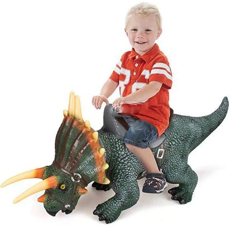 Samtoy Mountable Soft Rubber Riding Man Carrying Animal Toy Kids Big