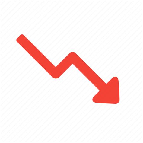 Arrow Decrease Down Trending Up Icon Download On Iconfinder