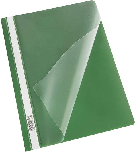 Oxford A4 Plastic File Folders Green Pack Of 10 Bigamart