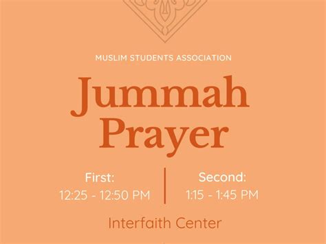 Jummah Friday Prayer · Muslim Student Association · Myumbc