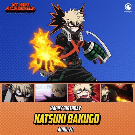 Crunchyroll On Twitter 420 🎂 Happy Birthday Katsuki Bakugo