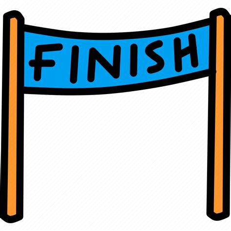 Finish Line Race Icon Download On Iconfinder