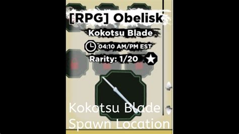 Kokotsu Blade Spawn Locationshindo Life Youtube