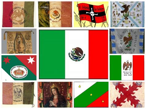 Evolución De La Bandera De México Alexduve