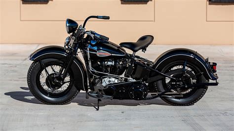 1941 Harley-Davidson Knucklehead Is a Black Speck of American ...