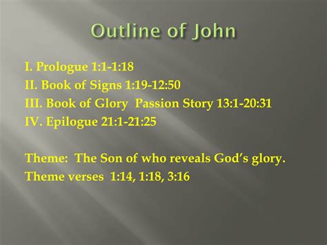 Ppt The Gospel Of John Powerpoint Presentation Free Download Id