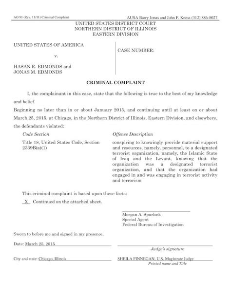PDF EDMONDS Complaint Affidavit DOKUMEN TIPS