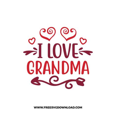 Digital Mother S Day Svg I Love You Grandma Svg File Grandma Svg I Love Glitter Svg Svg Eps Png