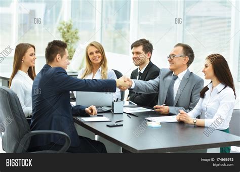 Shaking Hands During Image And Photo Free Trial Bigstock