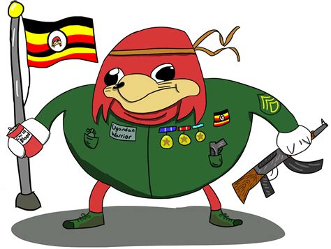 Ugandan Warrior Knuckles I Drew This My Bruddas Theway