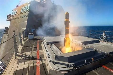 Us Navy Littoral Combat Ship Completes First Land Attack Agm 114l