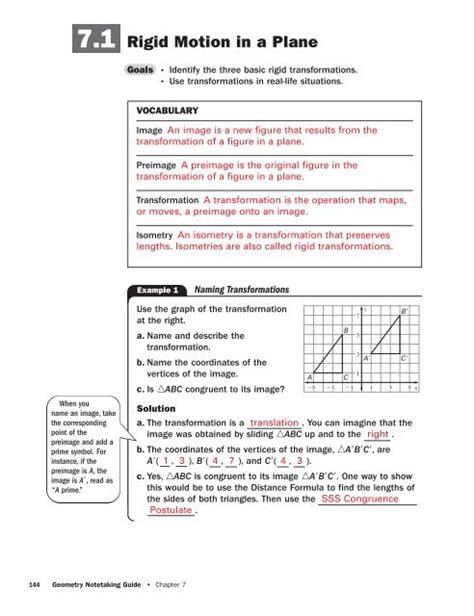 Rigid Motion Worksheet Rigid Motion Worksheet Jobs Ecityworks