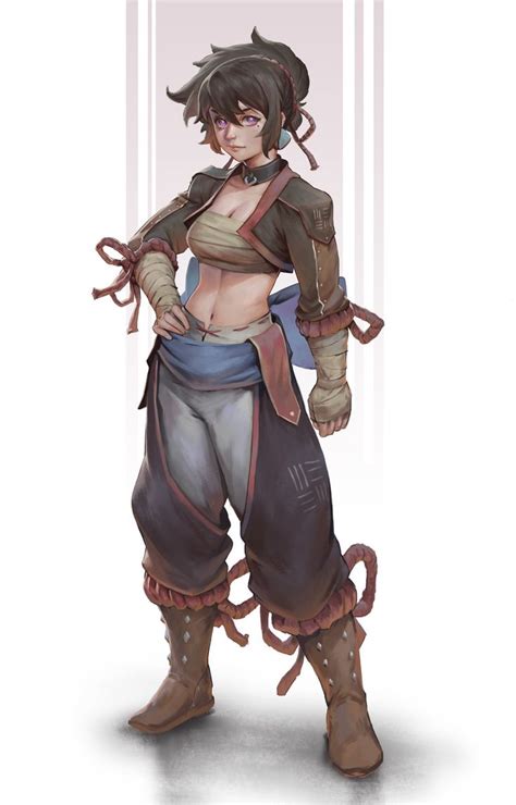 Female Human Monk With Images Character Art Character