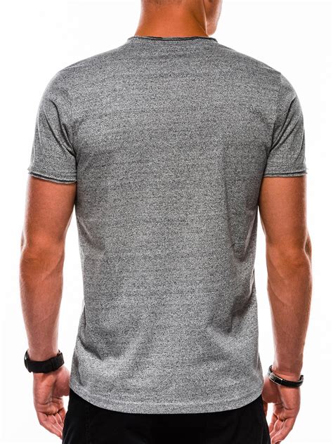 Mens Plain T Shirt Greymelange S1100 Modone Wholesale Clothing