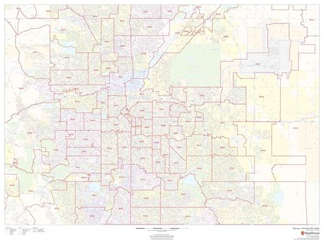 Denver Area Zip Code Map Maping Resources
