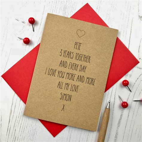 Personalised Couples Years Together Anniversary Card By Adam Regester ...