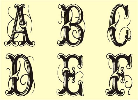 13 Printable Fancy Letter Fonts Images Fancy Alphabet Letter Free