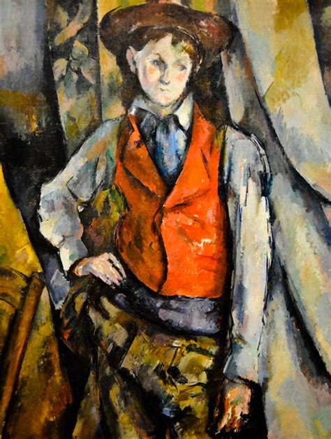 Paul Cézanne Boy In A Red Waistcoat 1890 At National Art Gallery