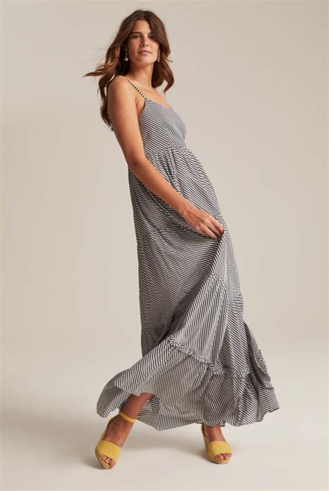 Stripe Cotton Everyday Maxi Dress Long Tall Sally