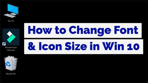 But what if you want to make the desktop icons smaller than the default small icon, or larger than the default large icon? How to Change Font Size of Desktop Icons in windows 10 ...