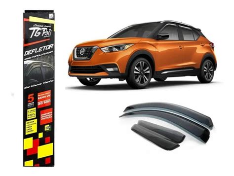 Calha De Chuva Defletor Janela Nissan Kicks Portas