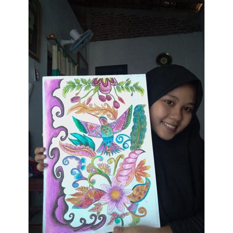 Assalamualaikum para pelanggan yang dihargai. Lukisan Batik Flora Dan Fauna - Karya Lukis Indonesia