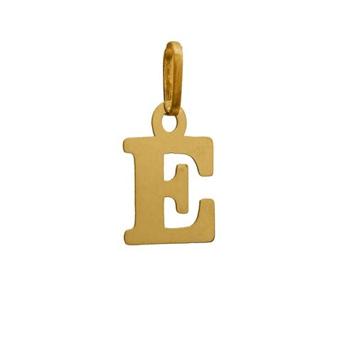 9ct Gold Personalized Initial Alphabet Letters Pendant Solid Etsy Canada