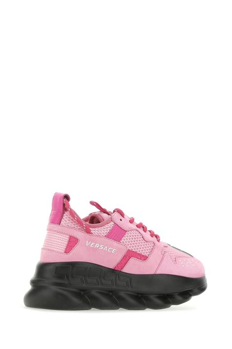 Versace Leather Chain Reaction 2 Sneakers In Pink Save 37 Lyst