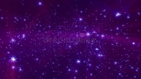 Christmas Snow Stars Light At Night Stock Illustration Illustration