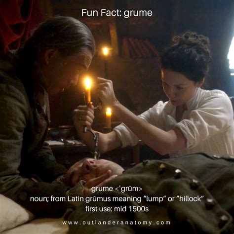 Fun Fact Grume Outlander Anatomy