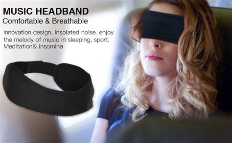 Agptek Bluetooth Headband Sleep Headphones Wireless With Detachable