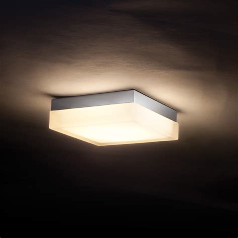 Long lasting led technology maintains lumen output for 50,000 hours with 4000 kelvin color temperature. Dice Square Wall/Ceiling Light by WAC Lighting | FM-4006-30-CH