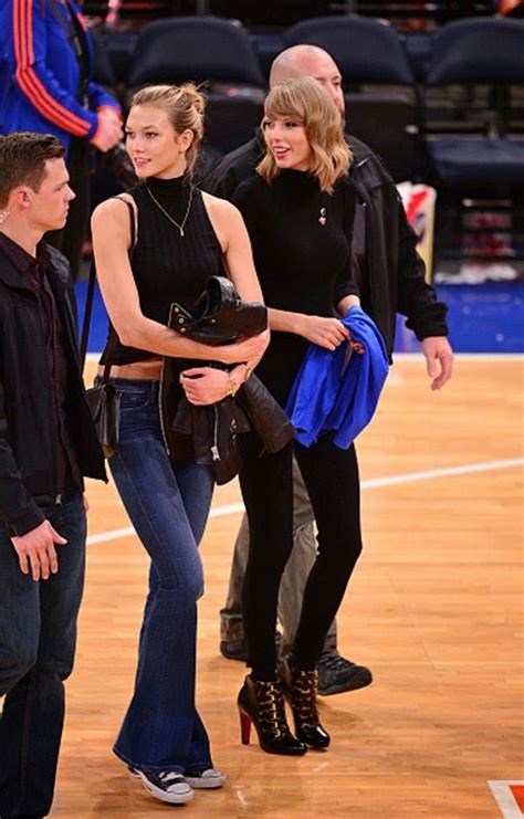 Karlie Kloss And Taylor Swift At The New York Knicks Game In Nyc The