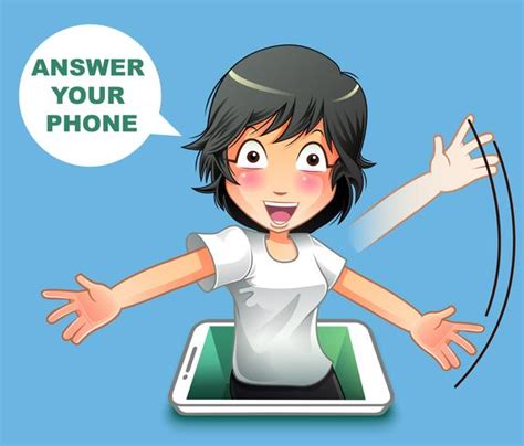 Answer Your Phone 534047 Vector Art At Vecteezy