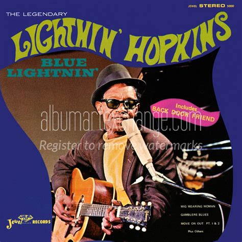 Album Art Exchange Blue Lightnin By Lightnin Hopkins Album Cover Art