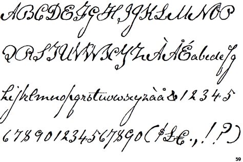 Fontscape Home Handmade Handwriting Historic 19th Century