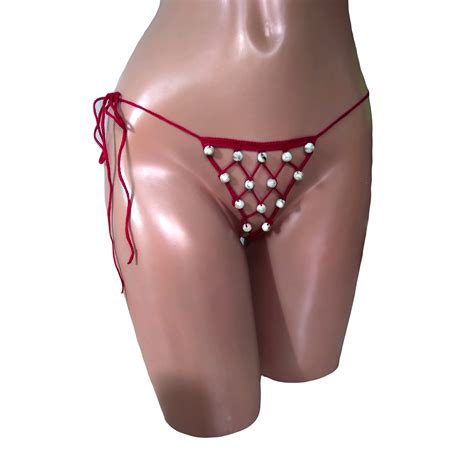 Buy Crochet Extreme Micro Bikini Bottom Fishnet G String Thong Bikini