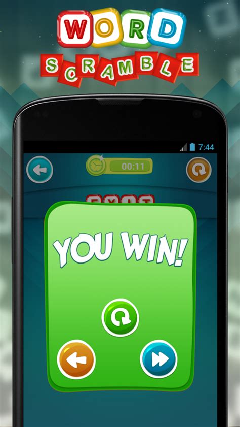 Discuss your favorite titles, find a new one to play or share the game you developed. Word Scramble App for Android - New Android Game App