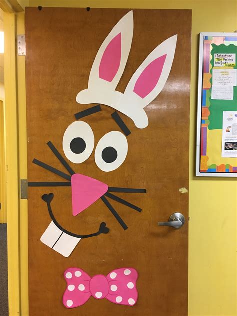 Bunny Easter Door Decorations Door Decorations Classroom School Door Decorations Easter