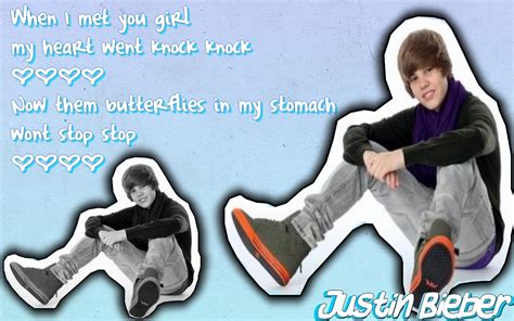 Justin Bieber One Time Lyrics Justin Bieber Wallpaper 9771568