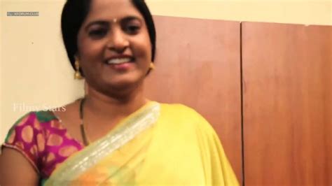 Telugu Saree Wear Aunty Seduce