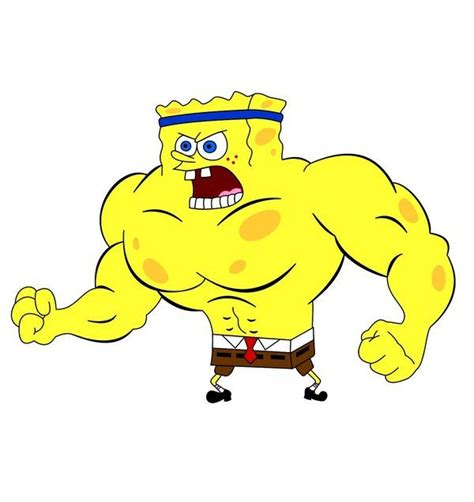 Muscle Bob By Fondodebikini Cool Cartoons Spongebob Smosh