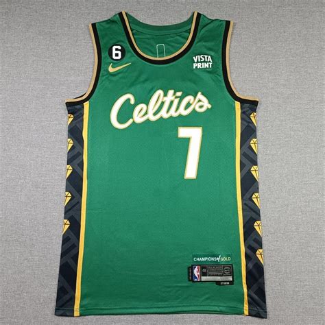 2023 Camisa De Basquete Camiseta Boston Celtics 2023nba Regata 7 Jaylen