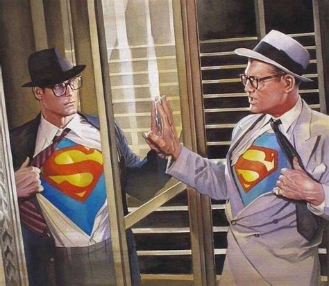Alex Ross Superman Painting Dangerous Universe