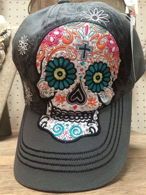 Sugar Skull Ball Cap Ball Cap Sugar Skull Cap