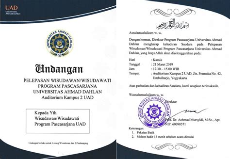 Trend Masa Kini Undangan Wisuda