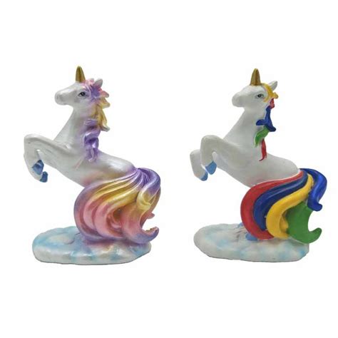 Custom Unicorn Souvenir Home Decorative Resin Cartoon Figurine Unicorn