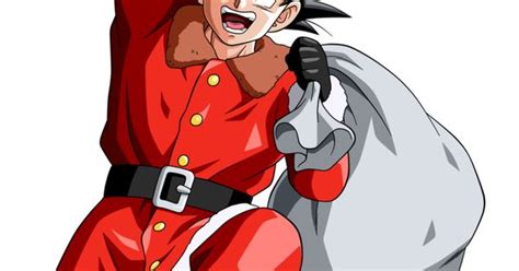 Santa Goku Merry Christmas By El Maky Z Deviantart Com On DeviantArt Dragon Ball Renders