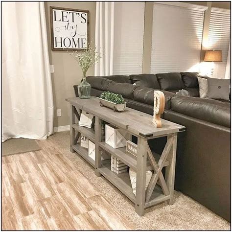 122 Gorgeous Sofa Table Ideas For Your Living Room 16 In